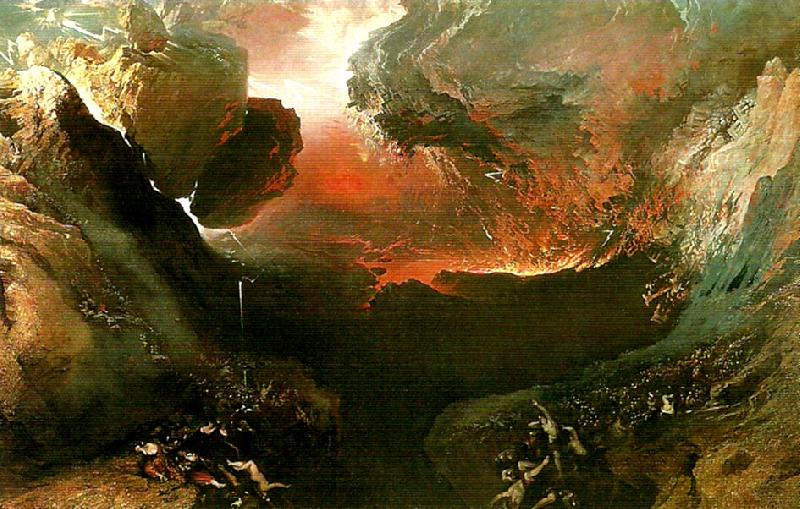 John Martin the great day of his wrath china oil painting image